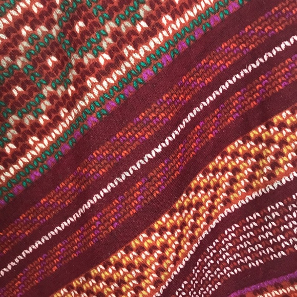 Patterned Poncho - Picture 3 of 5